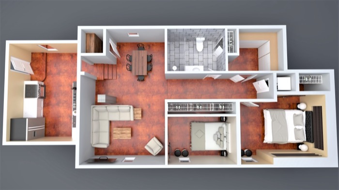 801 Campbell — Unit 3 industrial loft